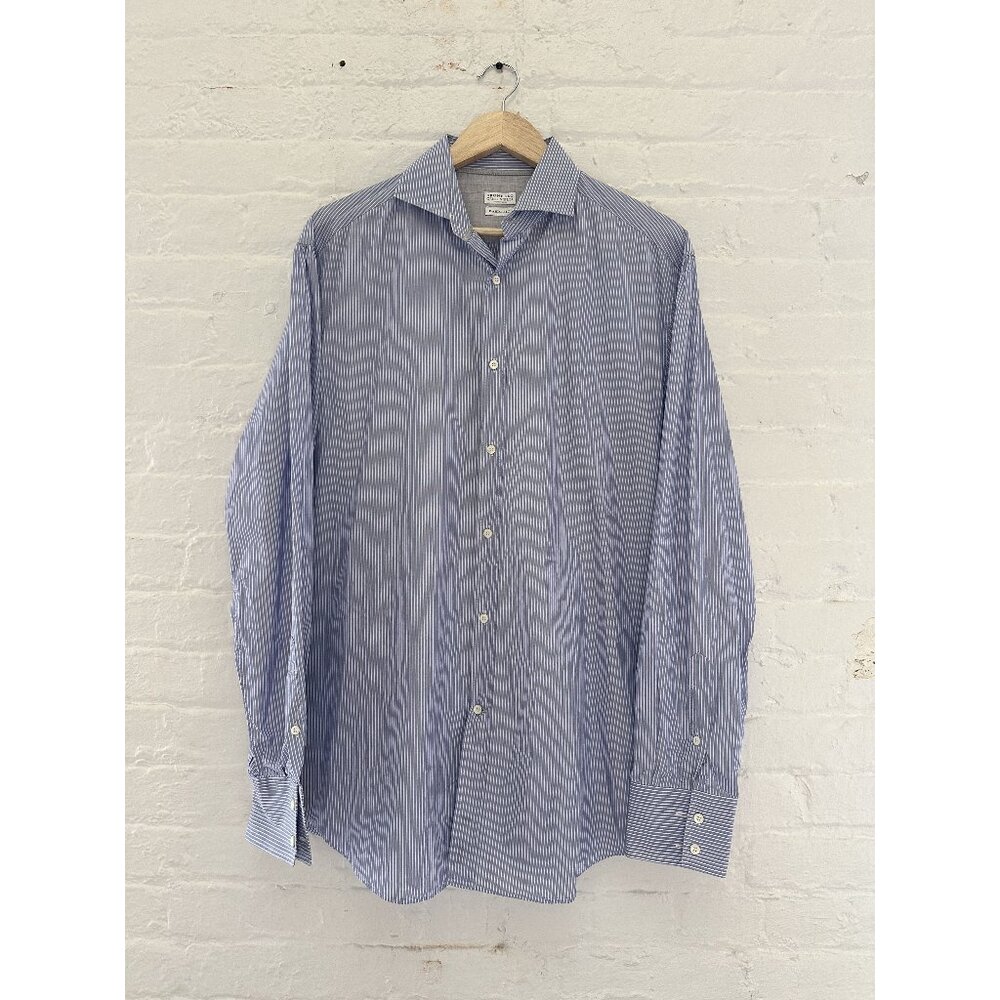 Brunello Cucinelli Striped Button Up Shirt